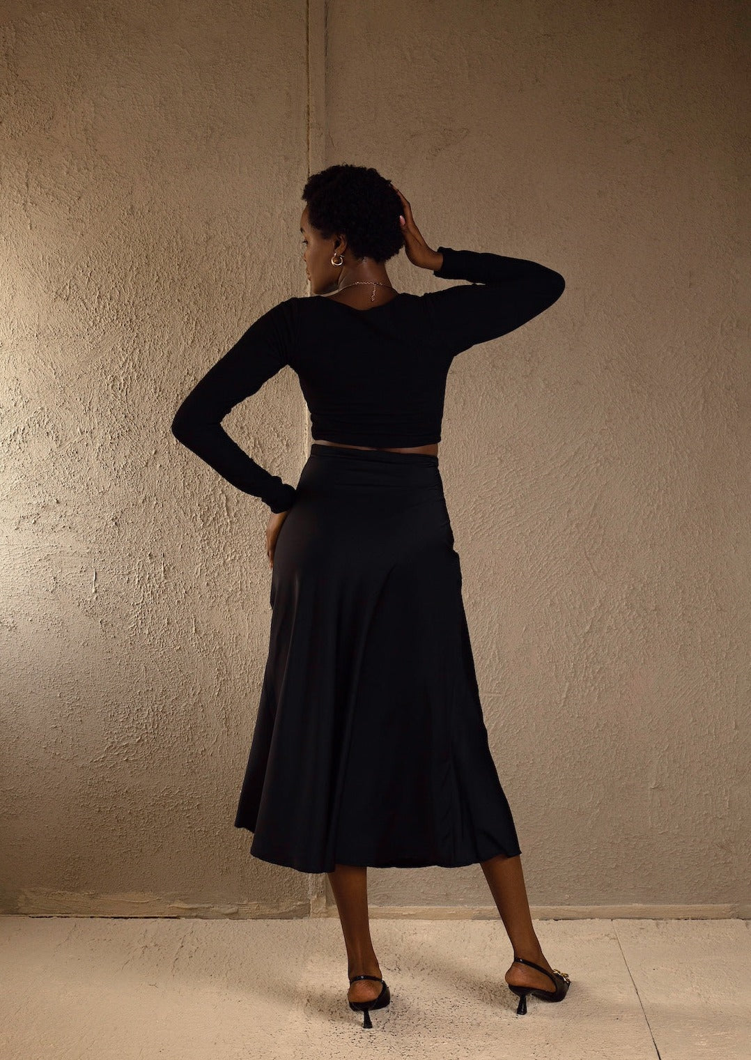 Lehlé Satin Slip Skirt