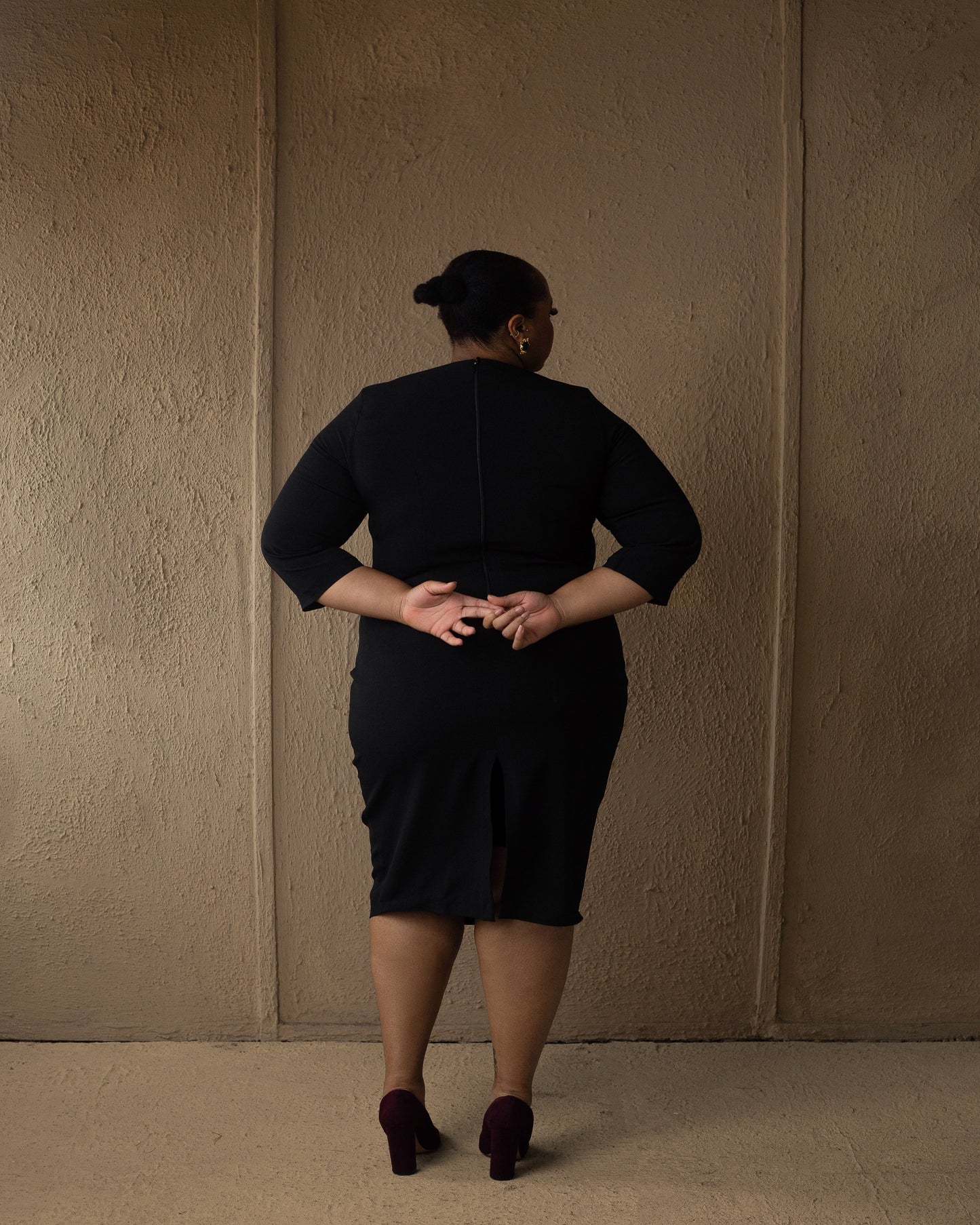 Essential Midi Dress Black
