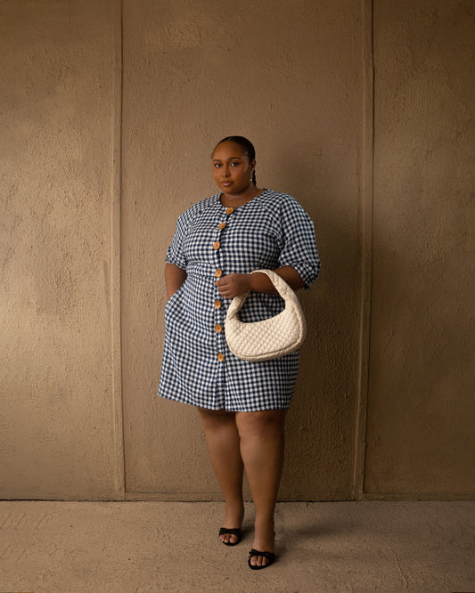 Mini Shirt Dress Gingham