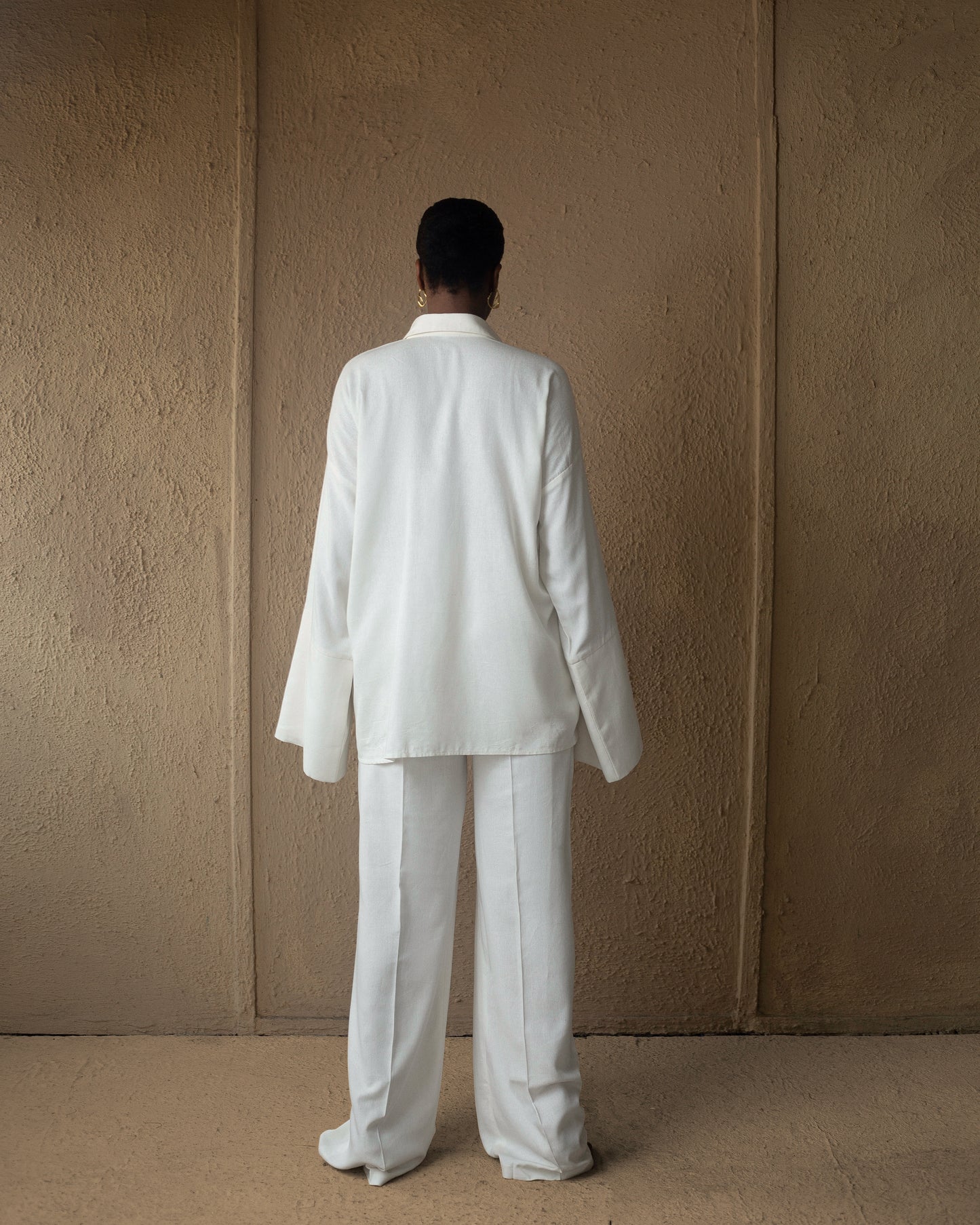 Easy pants linen off white