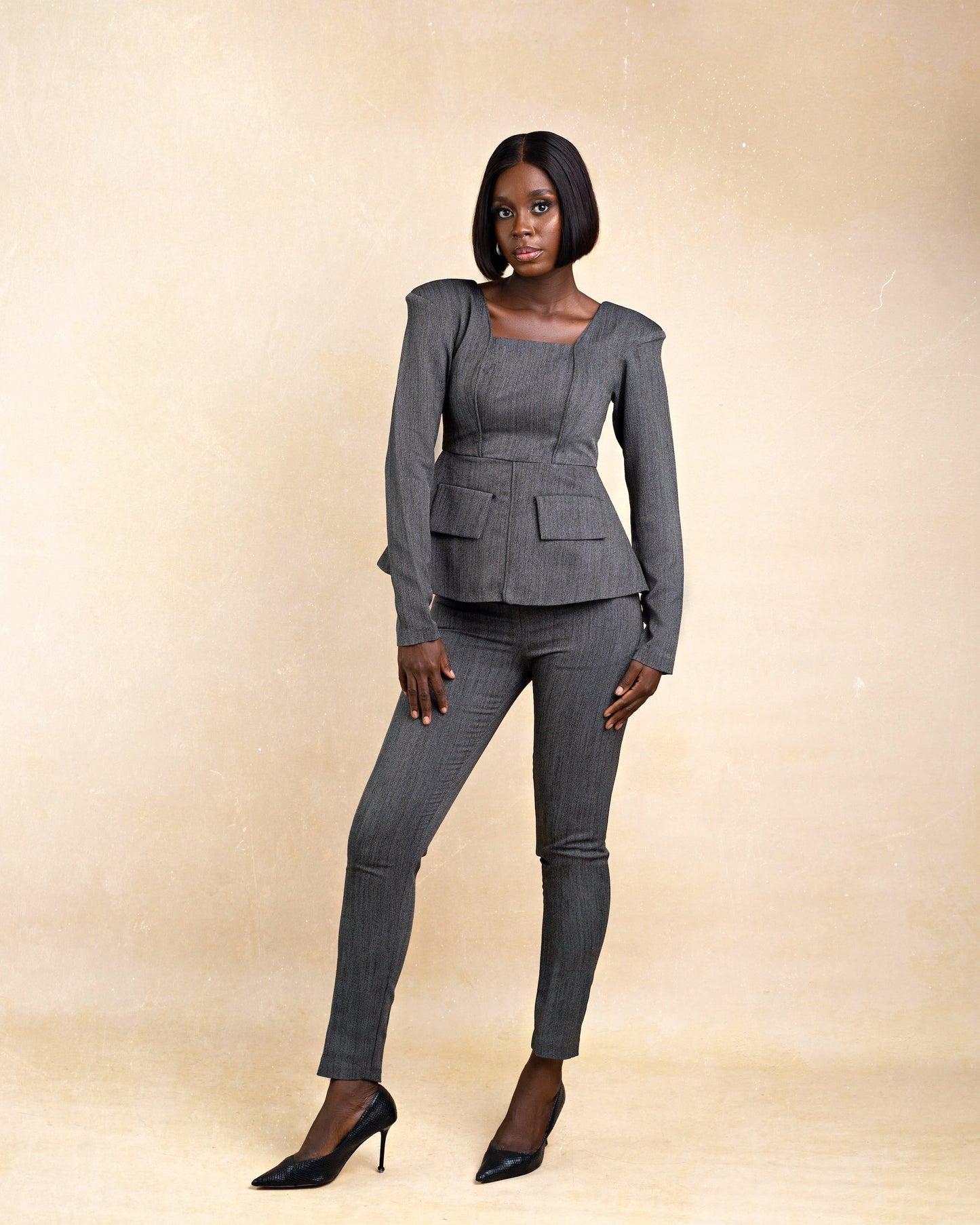 Juvia Pants Set Brown