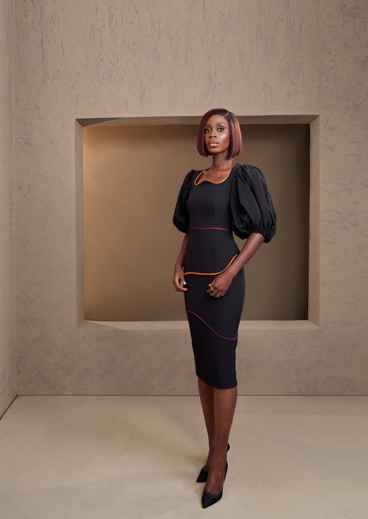 Preorder Ibijola Dress - Black