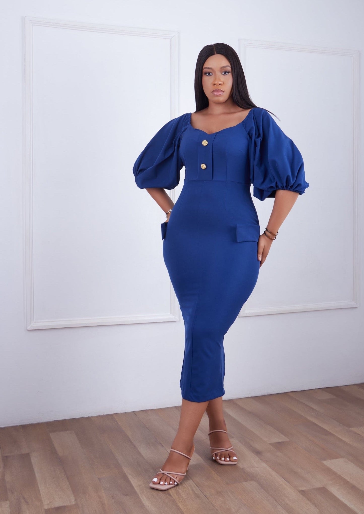 Americano Dress Navy