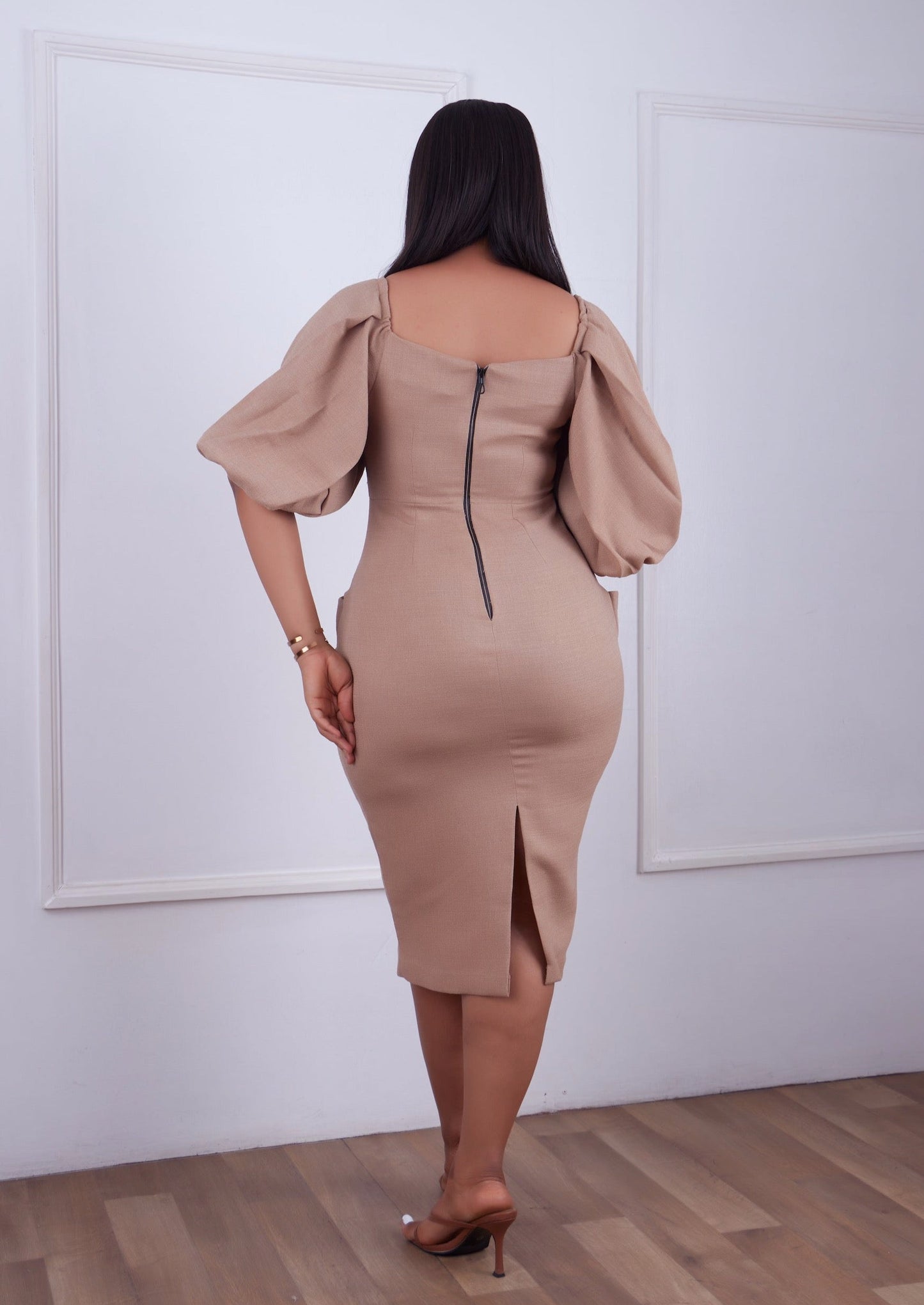 Americano Dress Nude