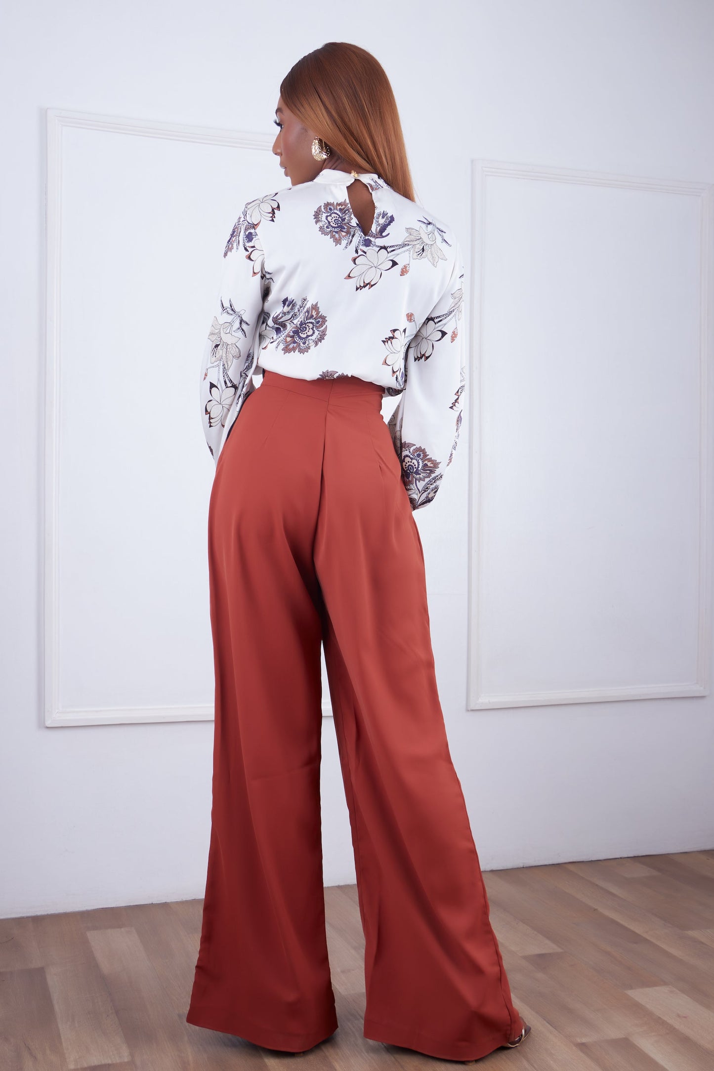 Cappuccino Top Floral