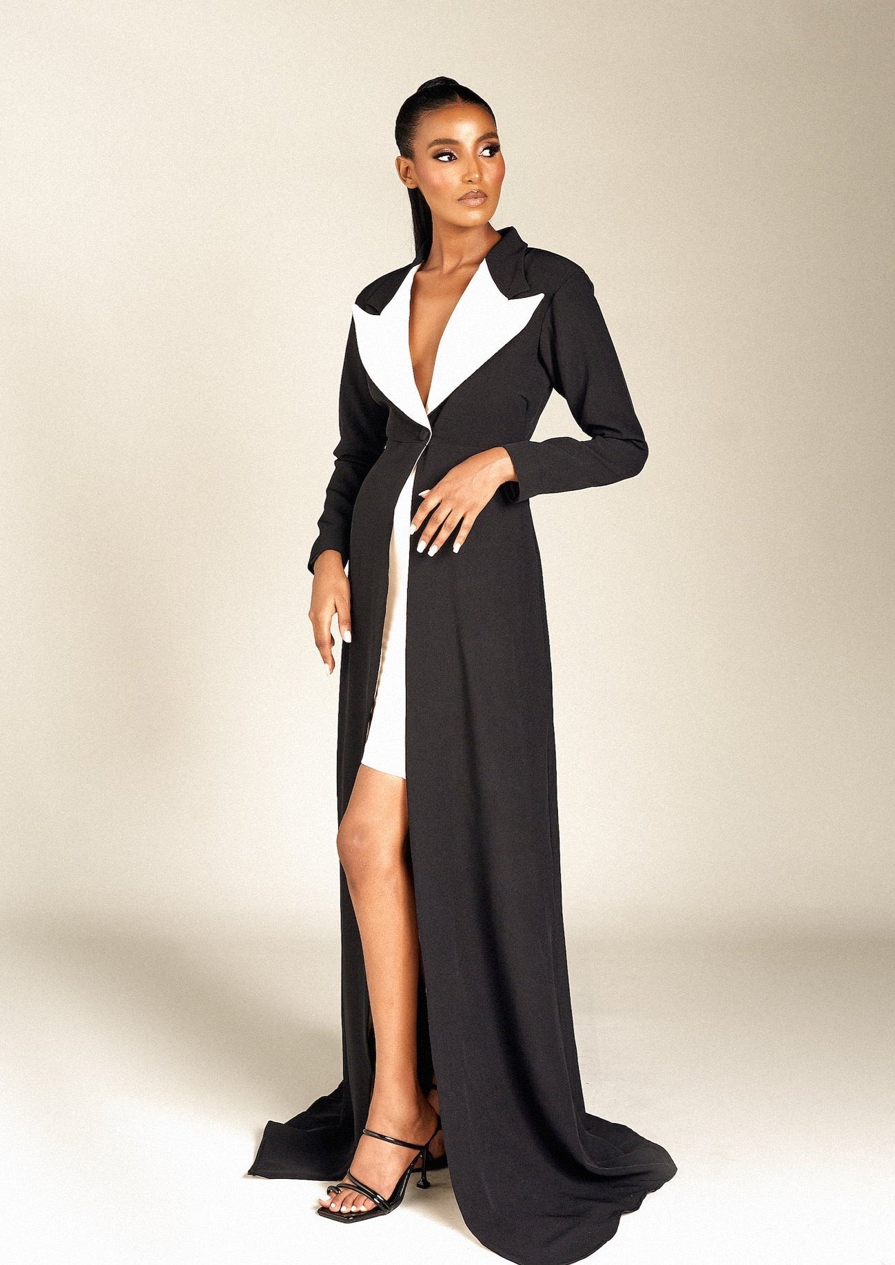 Venice Maxi Blazer Black