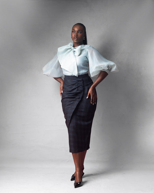 Zoya Skirt Greenish grey